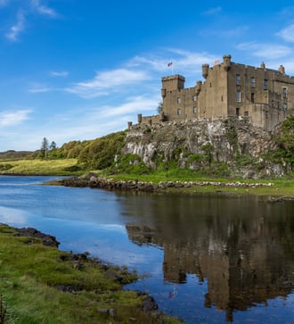 Dunvegan Castle on the Isle of Skye, Scotland