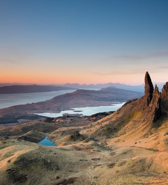 Sunset over the Isle of Skye
