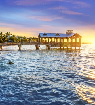 Pier in Key West, Florida
