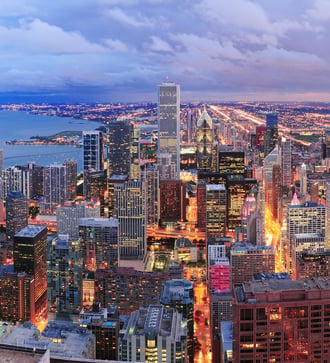 Chicago skyline, USA