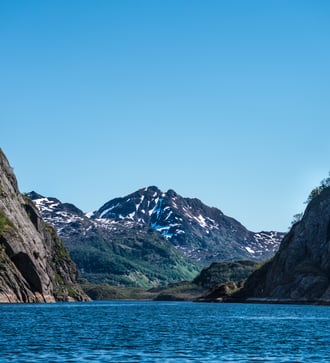 Entrance to the Trollfjord, Norway