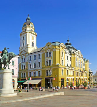 City hall in Pecs, Hungary