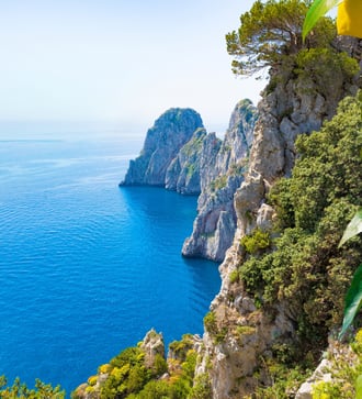 Faraglioni Rocks on Capri Island, Italy