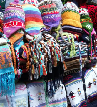 Peruvian wool souvenirs