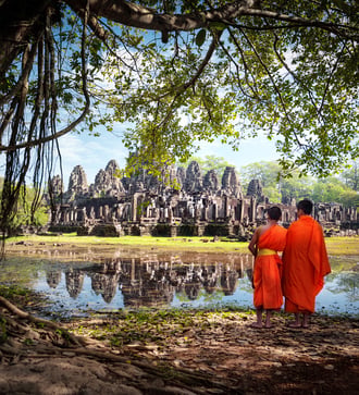 Monks at Angkor