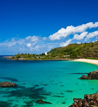 Beach on Oahu, Hawaii