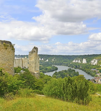 Château Gaillard in Les Andelys, France