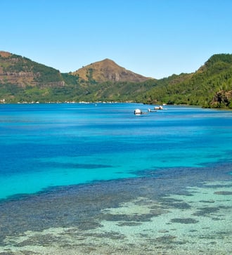 Pearl farms, Mangareva island, French Polynesia