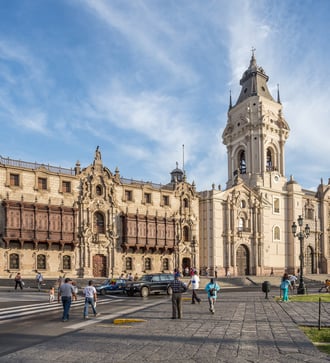 Lima cathedral, Peru