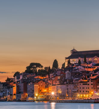 Old town in Rovinj, Croatia