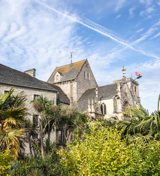 Saint Trinité Basilica in Cherbourg, France