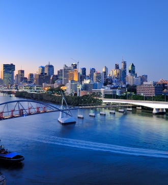 Sunset over Brisbane, Australia