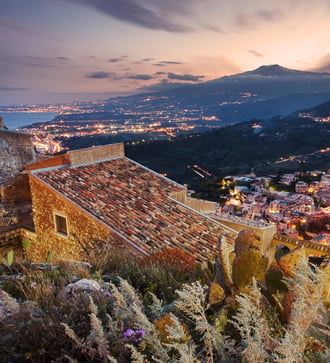 Taormina and Mount Etna, Sicily