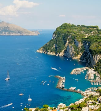 The island of Capri, Italy