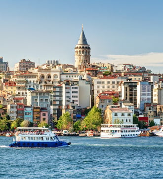 Istanbul city skyline