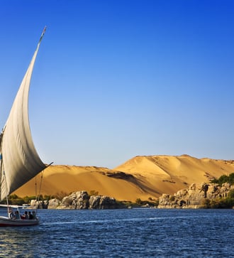 Feluccas on the Nile, Aswan