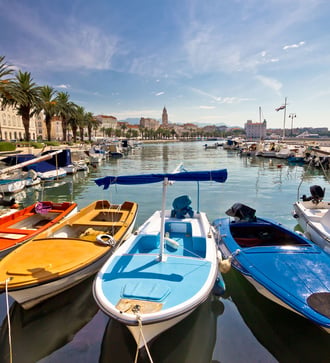 Split harbour, Croatia