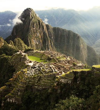 Mist over Machu Picchu, Peru