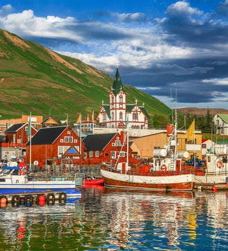 Husavik harbour, Iceland