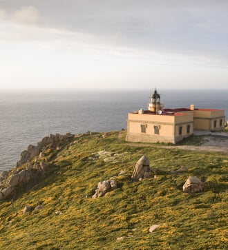 Lighthouse in Ferrol, Galicia, Spain