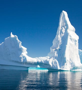 Icebergs in Antarctica