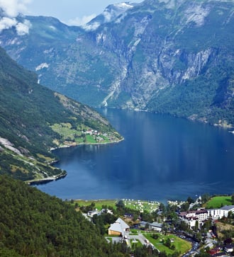 View of Geirangerfjord, Norway