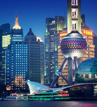 Shanghai at night