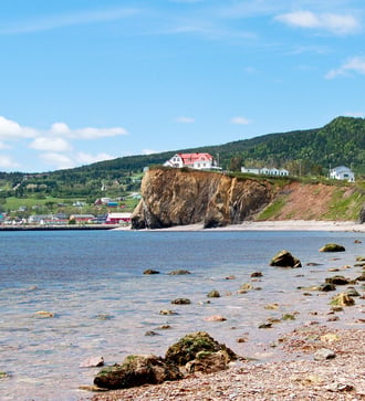Percé on the Gaspé Peninsula, Canada