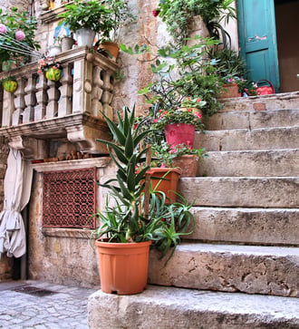House in Trogir old town, Croatia