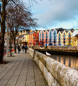 River Lee in Cork, Ireland