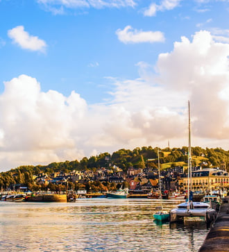 Honfleur harbour, France