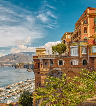 Sorrento harbour, Italy