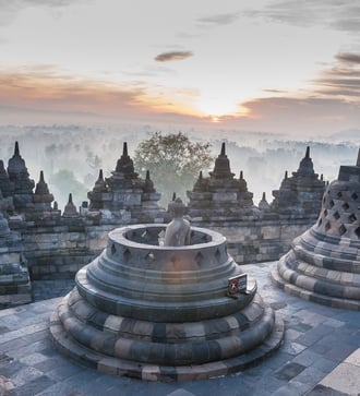 Borobodur temples, Yogyakarta, Indonesia