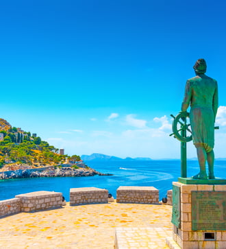 Statue in Hydra, Greece
