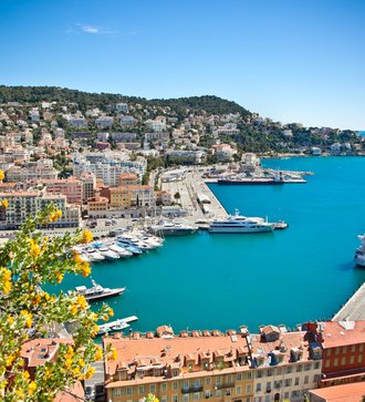 Nice harbour, France