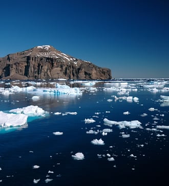 Island in the Antarctic Sound