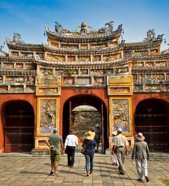 Hien Lam Pavilion gate, Hue