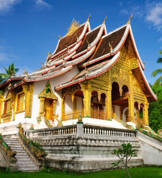 Royal Palace museum in Luang Prabang, Laos