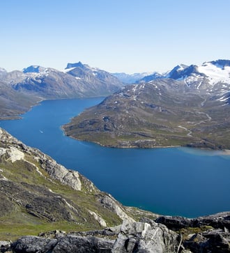 Fjord near Nuuk, Greenland