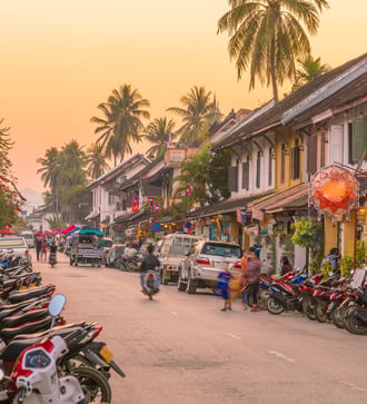 Streets of Luang Prabang, Laos