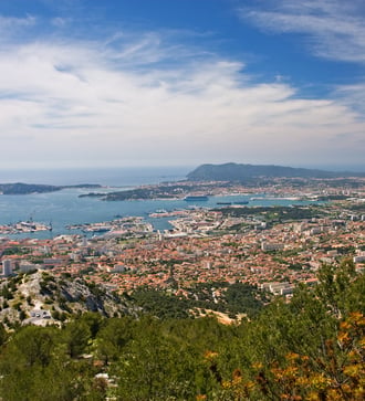 View of Toulon, France