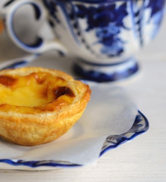 Pasteis de nata in Lisbon, Portugal