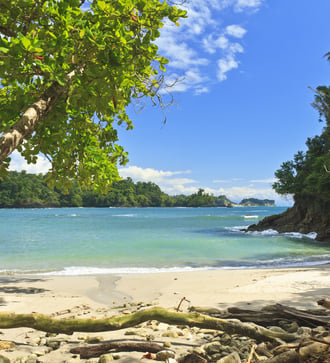 Beach in Manuel Antonio National Park, Costa Rica