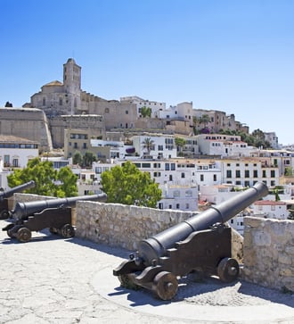 Dalt Vila in Ibiza, Spain