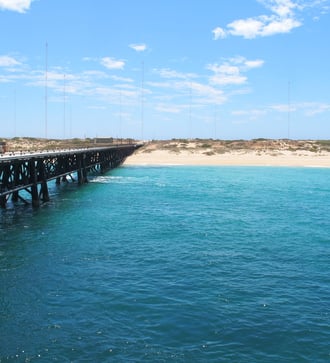 Navy pier in Exmouth, Australia