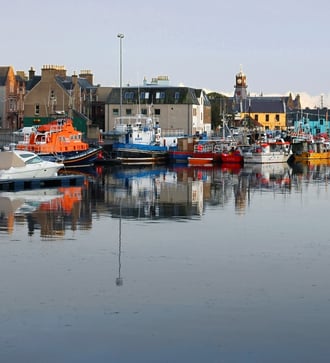 Stornoway harbour, Scotland