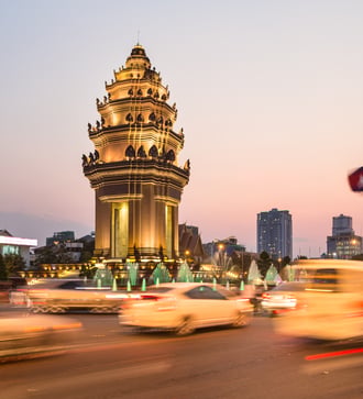 Independence Monument in Phnom Penh, Cambodia