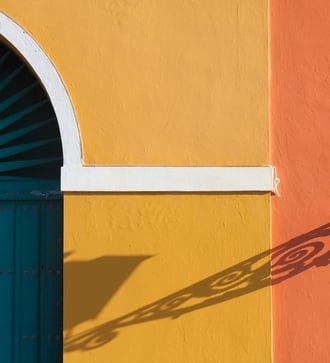 Colourful building in old San Juan, Puerto Rico