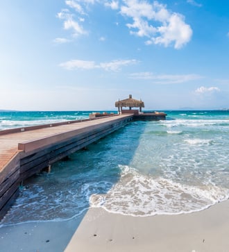 Ilica beach in Cesme, Turkey