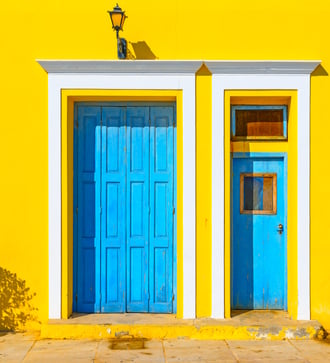 Building in Spetses, Greece